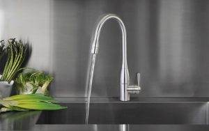 Lenova Aqualogic Ozone generating faucet, , a favorite hot kitchen gadget pick by Teakwood Builders' kitchen designer Eva Andersen